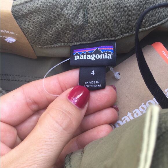 Patagonia quandary convertible pants womens 4 32 regular fit green NEW hiking - Picture 7 of 13